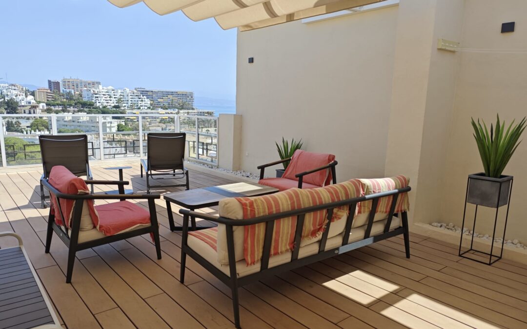 Tarima de exterior vivienda particular