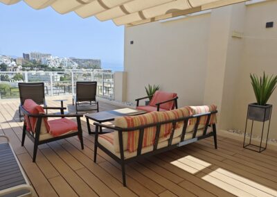 Tarima de exterior vivienda particular